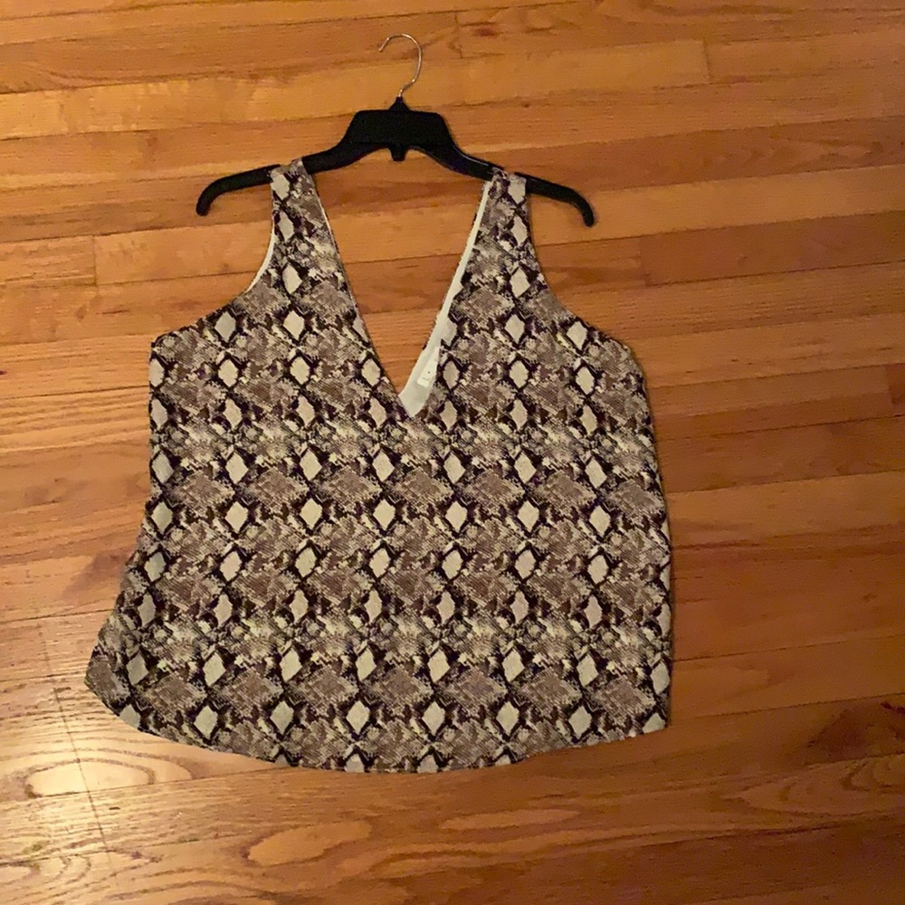 Snake skin cami